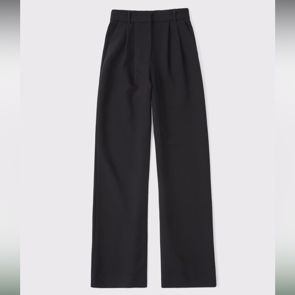 Abercrombie Sloan Tailored Wide Leg Pants Petite